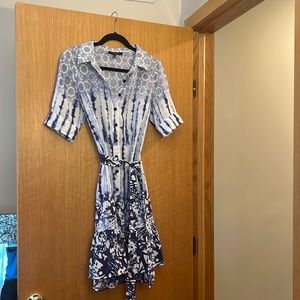 Cute Peter Som belted shirt dress - size 10